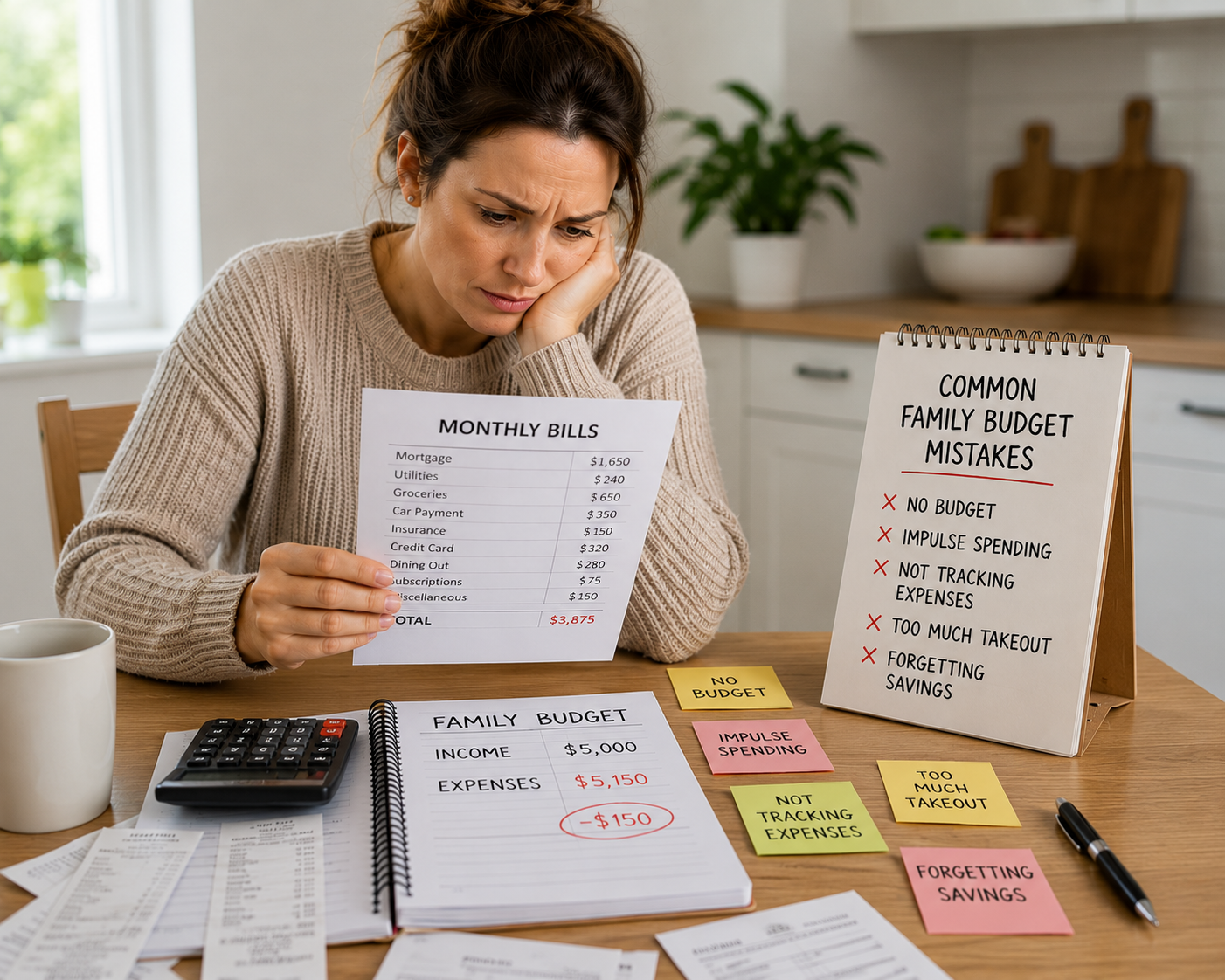 17 Family Budget Mistakes That Keep You Broke